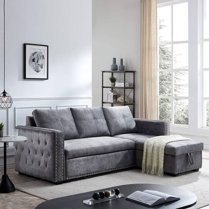 Tiktok sectional deals couch with storage